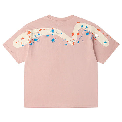 Evisu Ht, Seagull & Daicock Printed Ss Tee W/ SplashEvisuDPUS Designer Outlet2000305491044Dusty PinkSEvisu Ht, Seagull & Daicock Printed Ss Tee W/ Splash