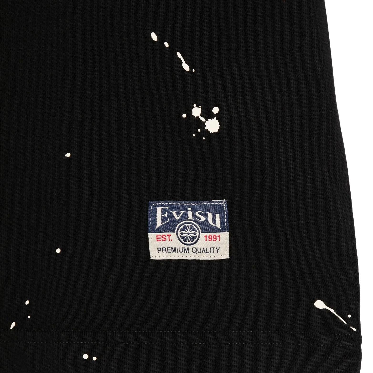 Evisu Logo Printed T-Shirt in BlackT-ShirtsDPUS Designer OutletDPUS Designer Outlet2000292265048SEvisu Logo Printed T-Shirt in Black