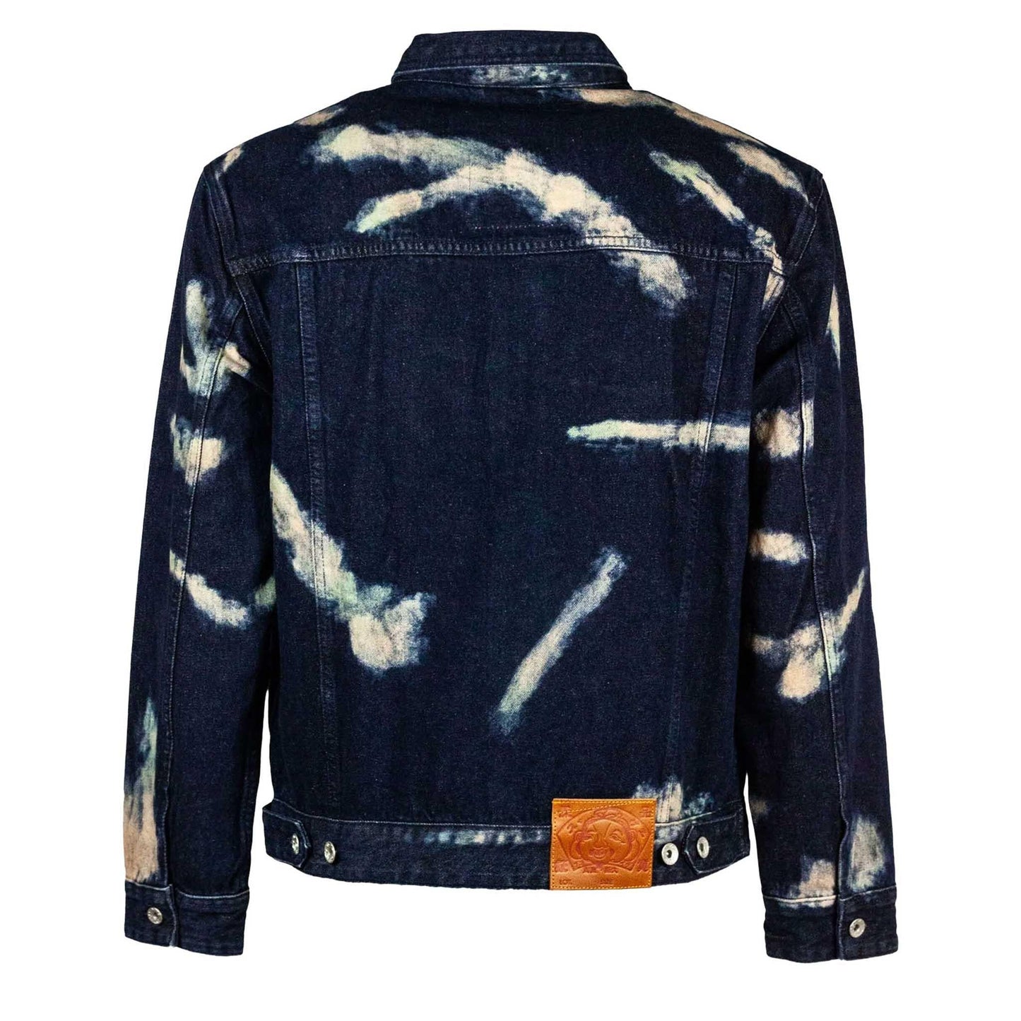 Evisu Tie - Dye Denim Jacket W/ Printed Seagull in IndigoCoats & JacketsEvisuDPUS Designer Outlet2000292253045SEvisu Tie - Dye Denim Jacket W/ Printed Seagull in Indigo