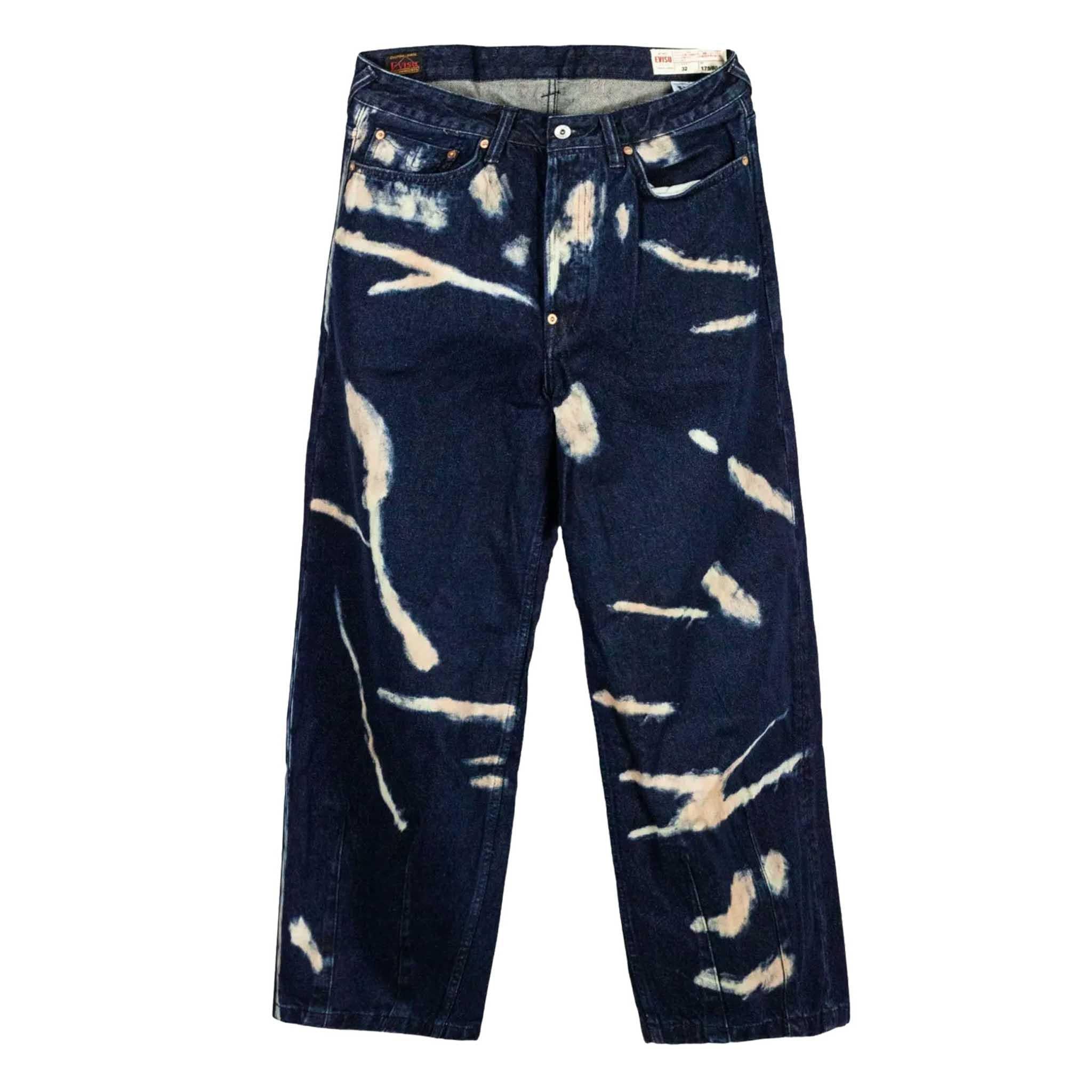 Evisu Tie - Dye Jeans W/ Printed Seagull in IndigoTrousersEvisuDPUS Designer Outlet200029225911530Evisu Tie - Dye Jeans W/ Printed Seagull in Indigo