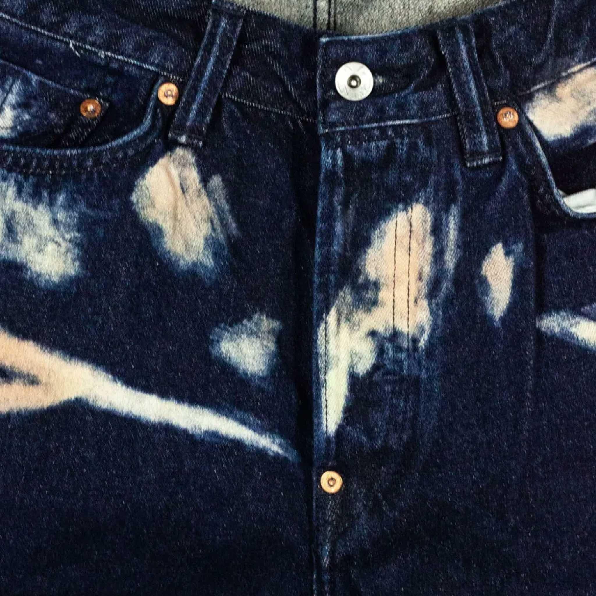 Evisu Tie - Dye Jeans W/ Printed Seagull in IndigoTrousersEvisuDPUS Designer Outlet200029225911530Evisu Tie - Dye Jeans W/ Printed Seagull in Indigo