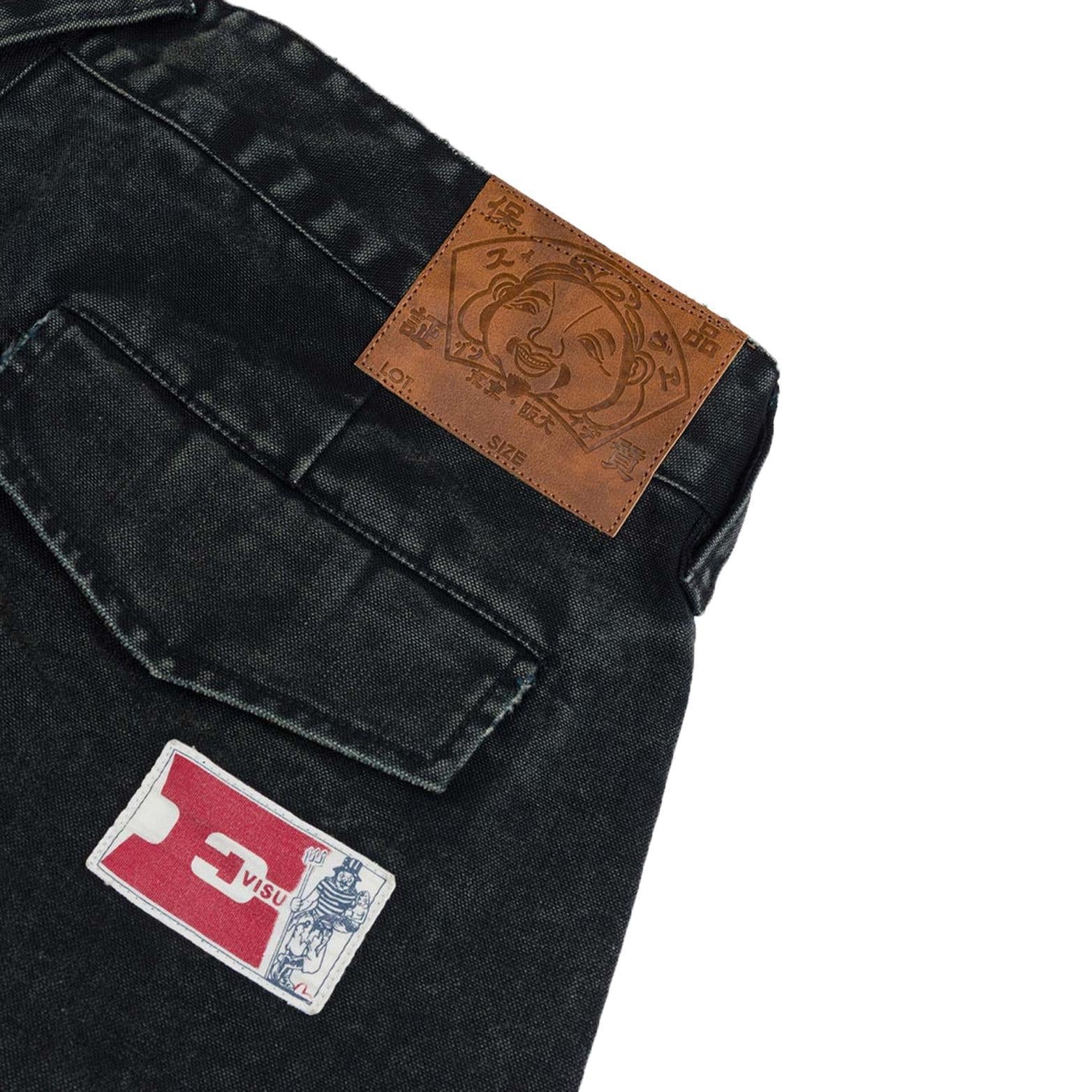 Evisu Washed Cargo Pants in BlackTrousersDPUS Designer OutletDPUS Designer Outlet2000294534043SEvisu Washed Cargo Pants in Black