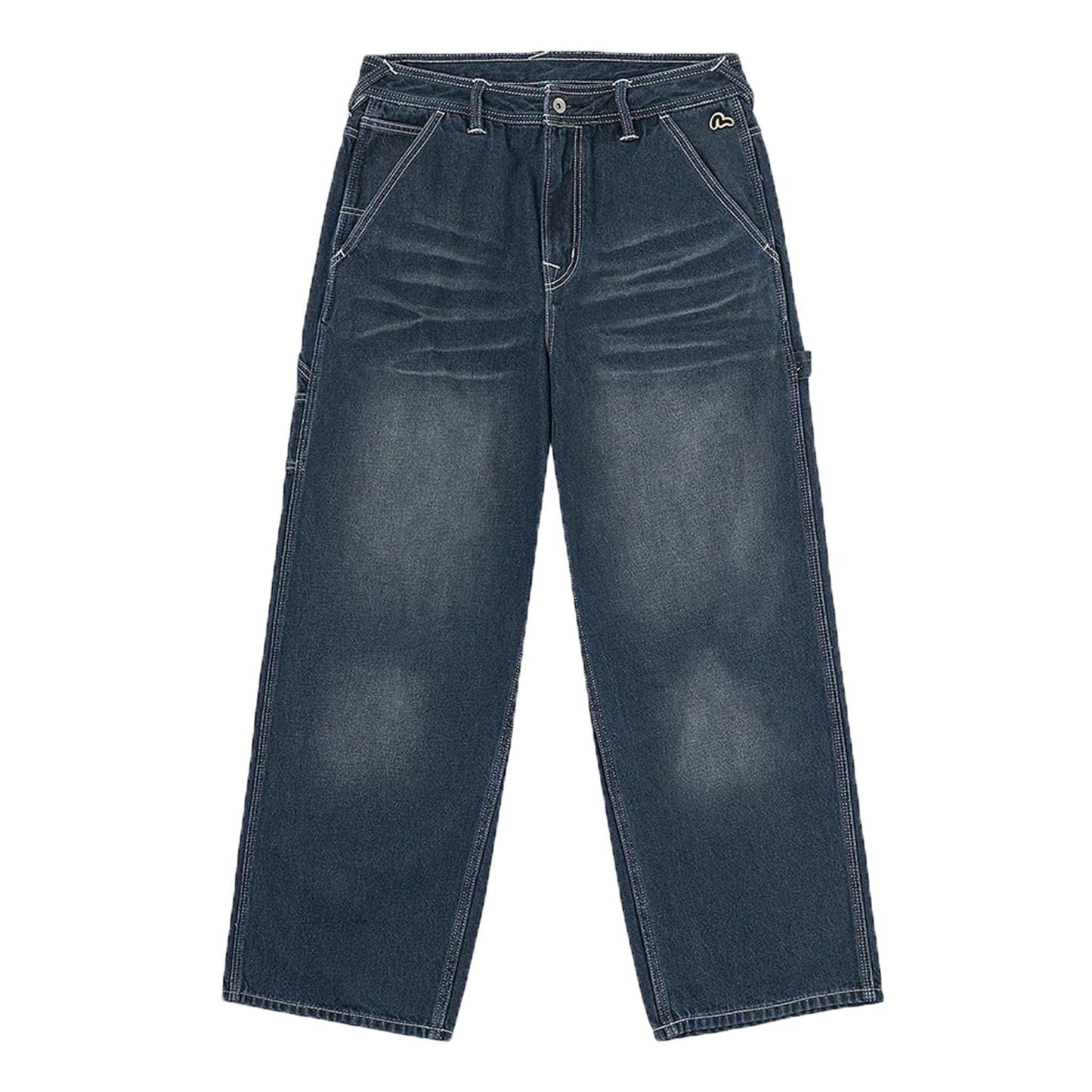 Evisu Washed Worker Pants in IndigoTrousersEvisuDPUS Designer Outlet4894943200834SEvisu Washed Worker Pants in Indigo