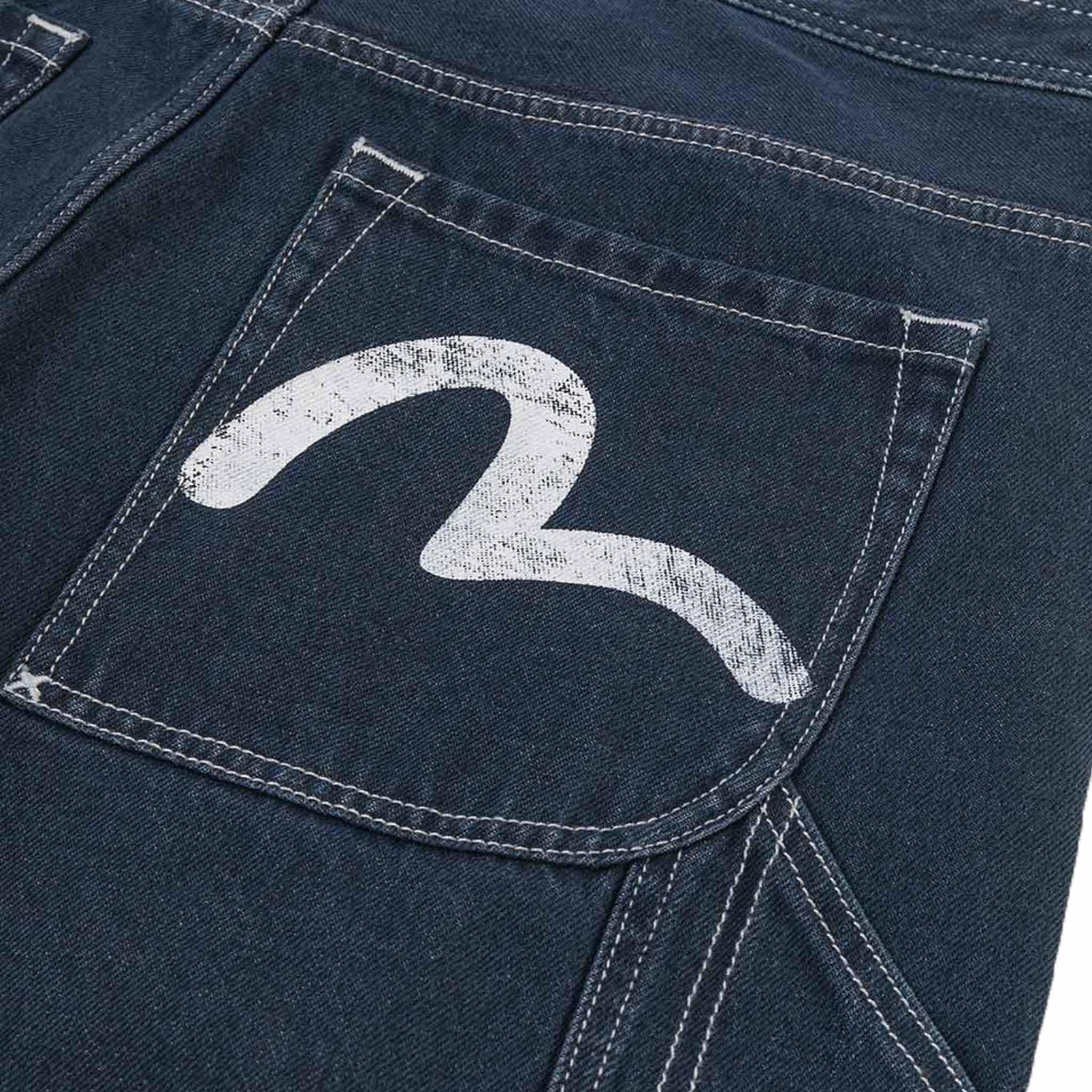 Evisu Washed Worker Pants in IndigoTrousersEvisuDPUS Designer Outlet4894943200834SEvisu Washed Worker Pants in Indigo