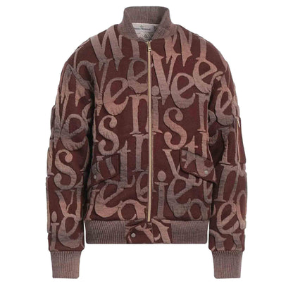 [Vivienne Westwood] Nicola Logomania Bomber Jacket in Brown
