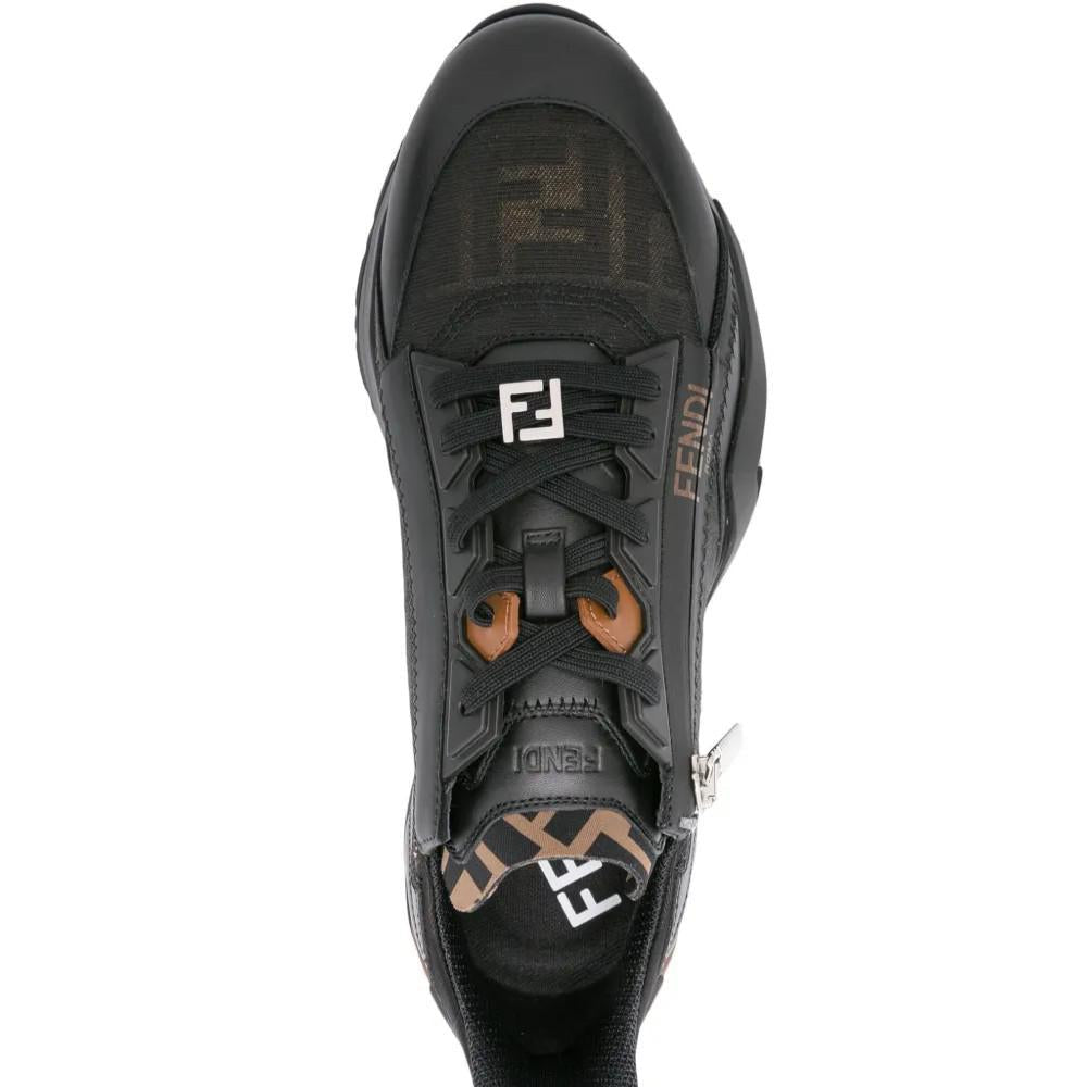 Fendi Flow Sneakers in Black & BrownShoesFendiDPUS Designer Outlet80577129912348Fendi Flow Sneakers in Black & Brown