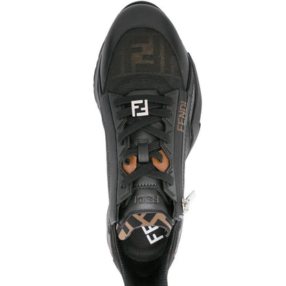 Fendi Flow Sneakers in Black & BrownShoesFendiDPUS Designer Outlet80577129912348Fendi Flow Sneakers in Black & Brown