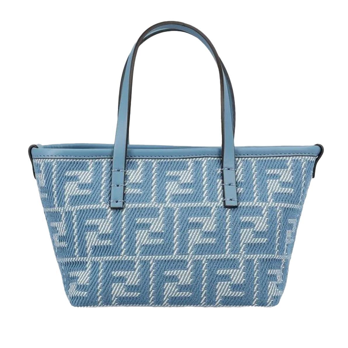 Fendi Mini Roll Fabric Denim EffectBagsFendiDPUS Designer Outlet328704Fendi Mini Roll Fabric Denim Effect