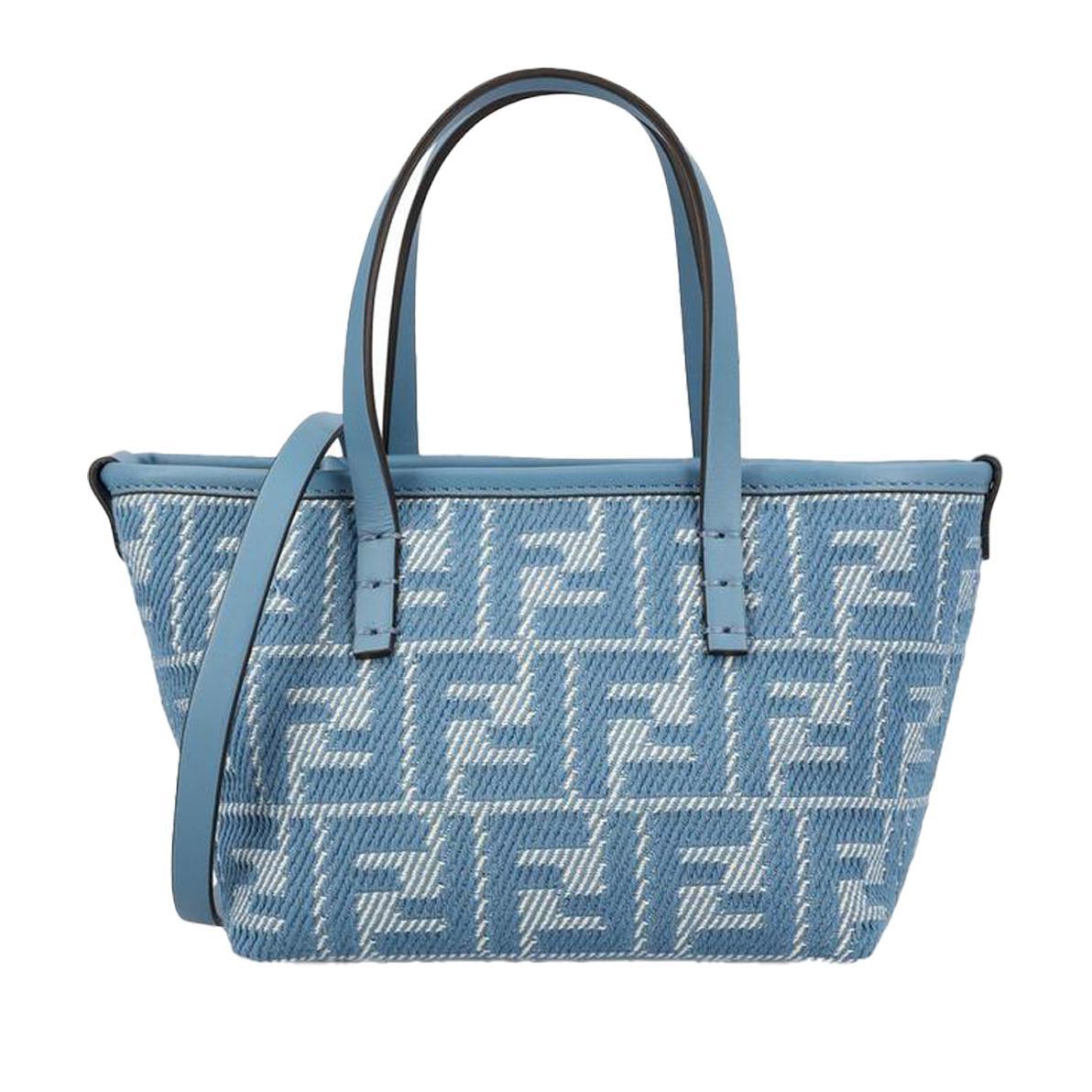 Fendi Mini Roll Fabric Denim EffectBagsFendiDPUS Designer Outlet328704Fendi Mini Roll Fabric Denim Effect