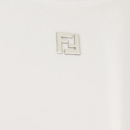 [Fendi] Small FF Logo T-ShirtT-ShirtFendiDPUS Designer Outlet8052274016753WhiteS[Fendi] Small FF Logo T-Shirt