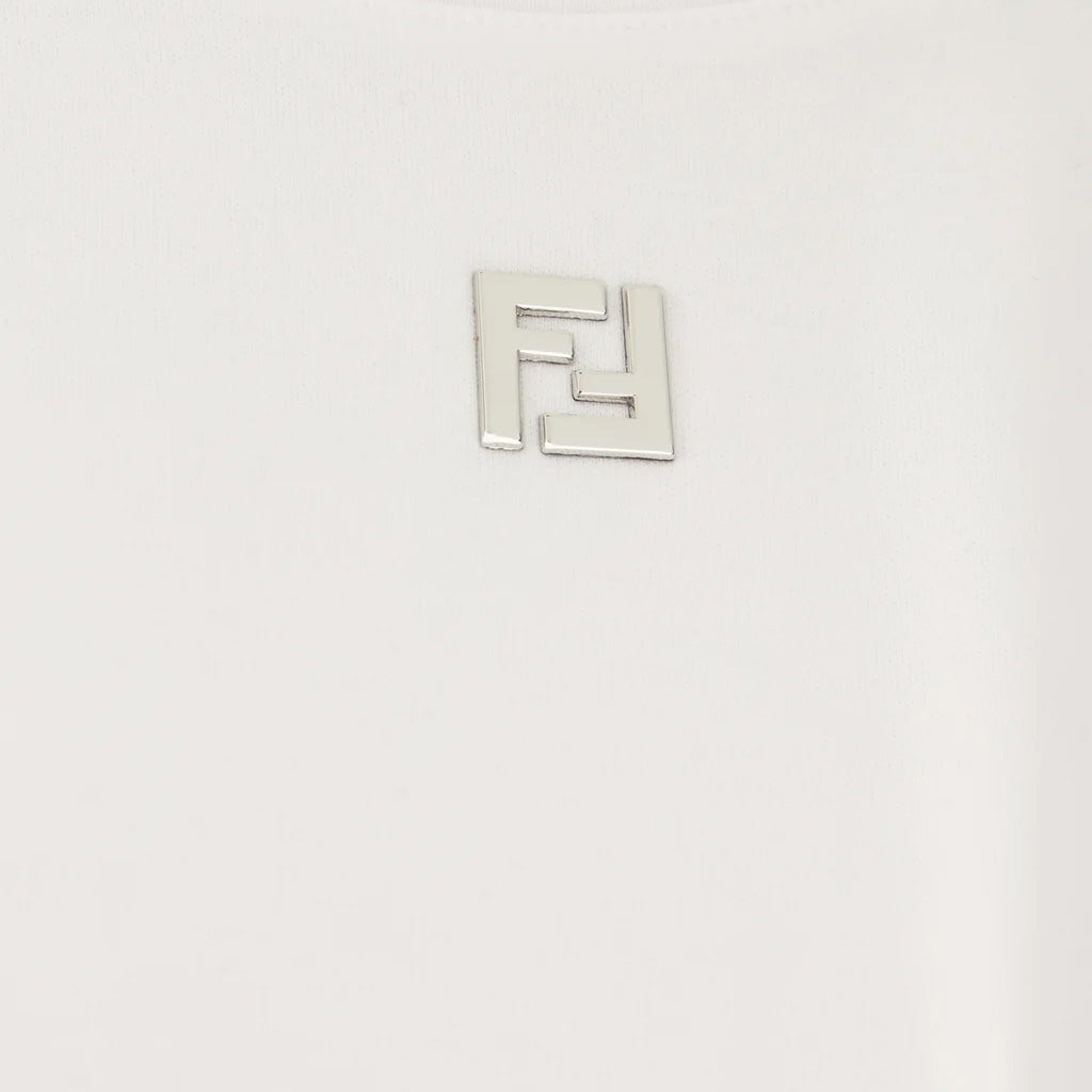 [Fendi] Small FF Logo T-Shirt