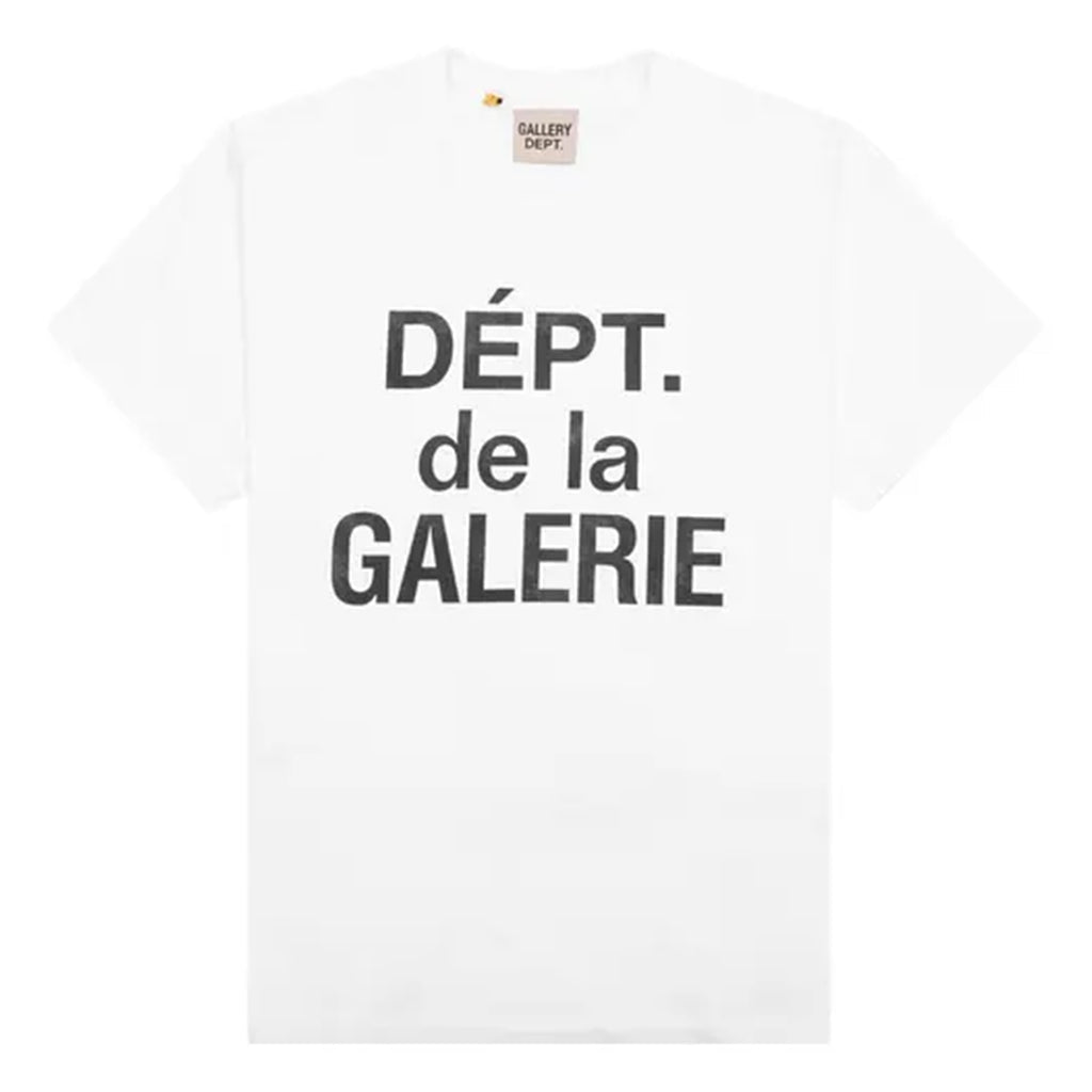 Gallery Dept. Dept De LA Galerie Classic TeeT-ShirtsGallery Dept.DPUS Designer Outlet840246270412WhiteSGallery Dept. Dept De LA Galerie Classic Tee