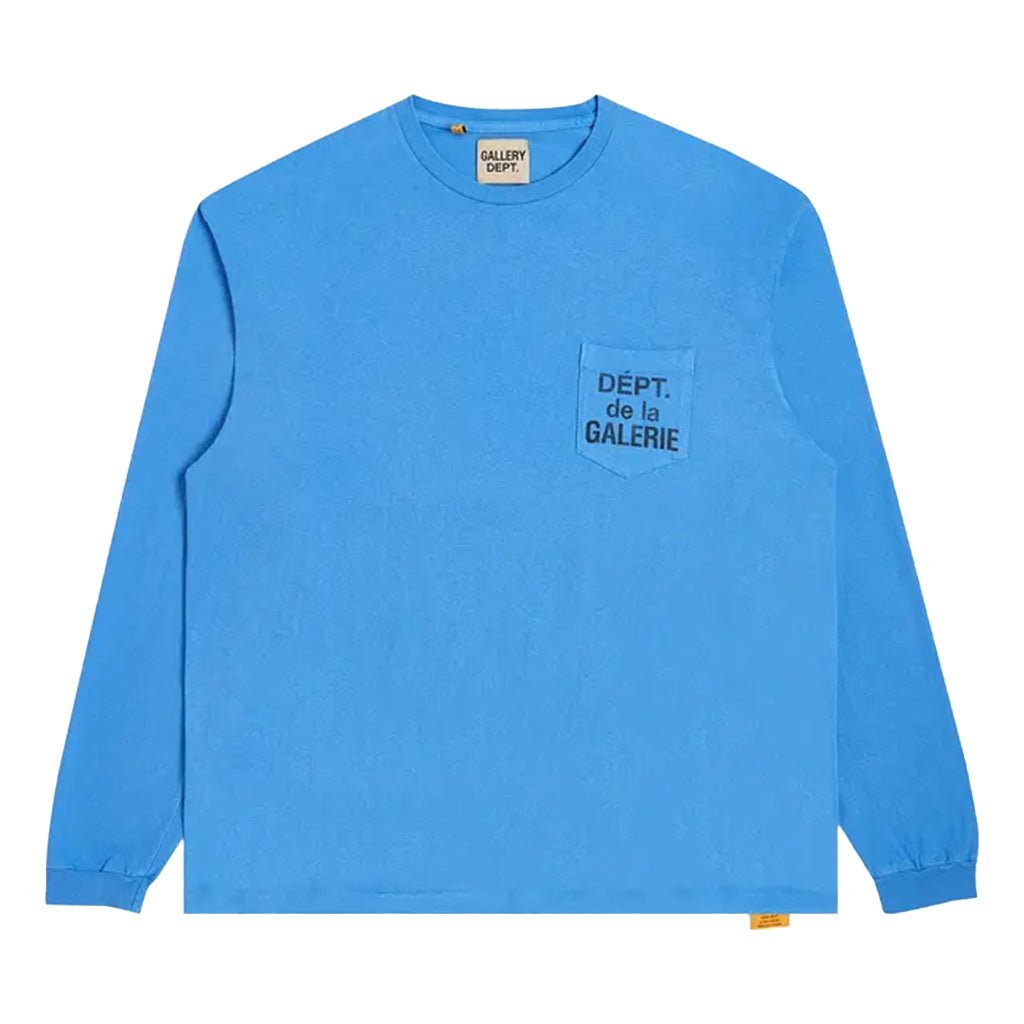 Gallery Dept. Dept De LA Galerie L/S Pocket TeeT-ShirtsGallery Dept.DPUS Designer Outlet840246271235Blue2XLGallery Dept. Dept De LA Galerie L/S Pocket Tee