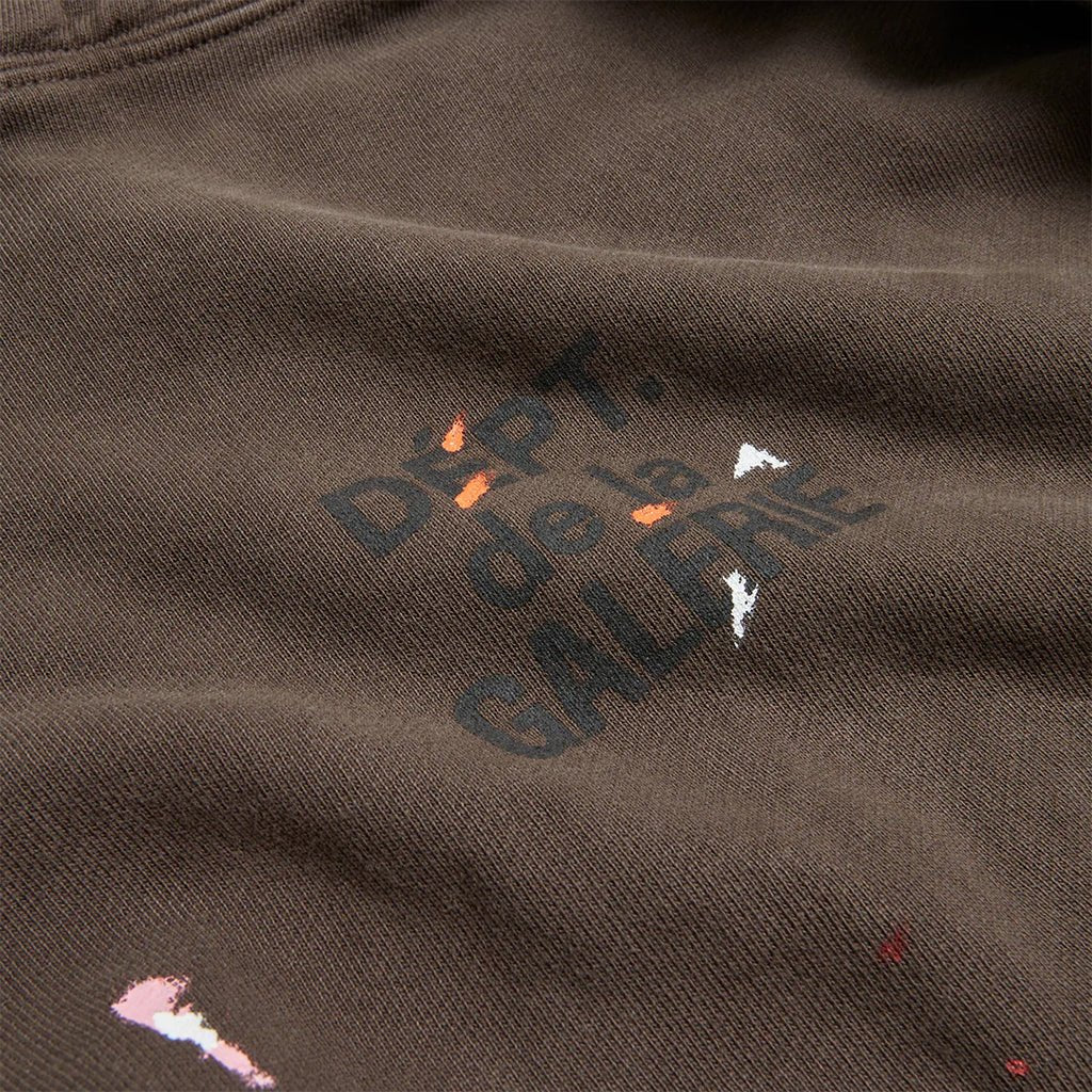 Gallery Dept. French Logo Painted HoodieHoodies & Zip - UpsGallery Dept.DPUS Designer OutletSepiaSGallery Dept. French Logo Painted Hoodie