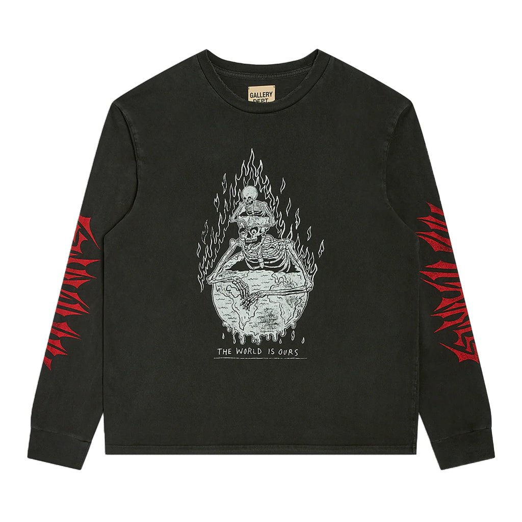 Gallery Dept. The World Is Ours L/S SweatshirtSweatshirtsGallery Dept.DPUS Designer Outlet840491223737Vintage BlackXSGallery Dept. The World Is Ours L/S Sweatshirt