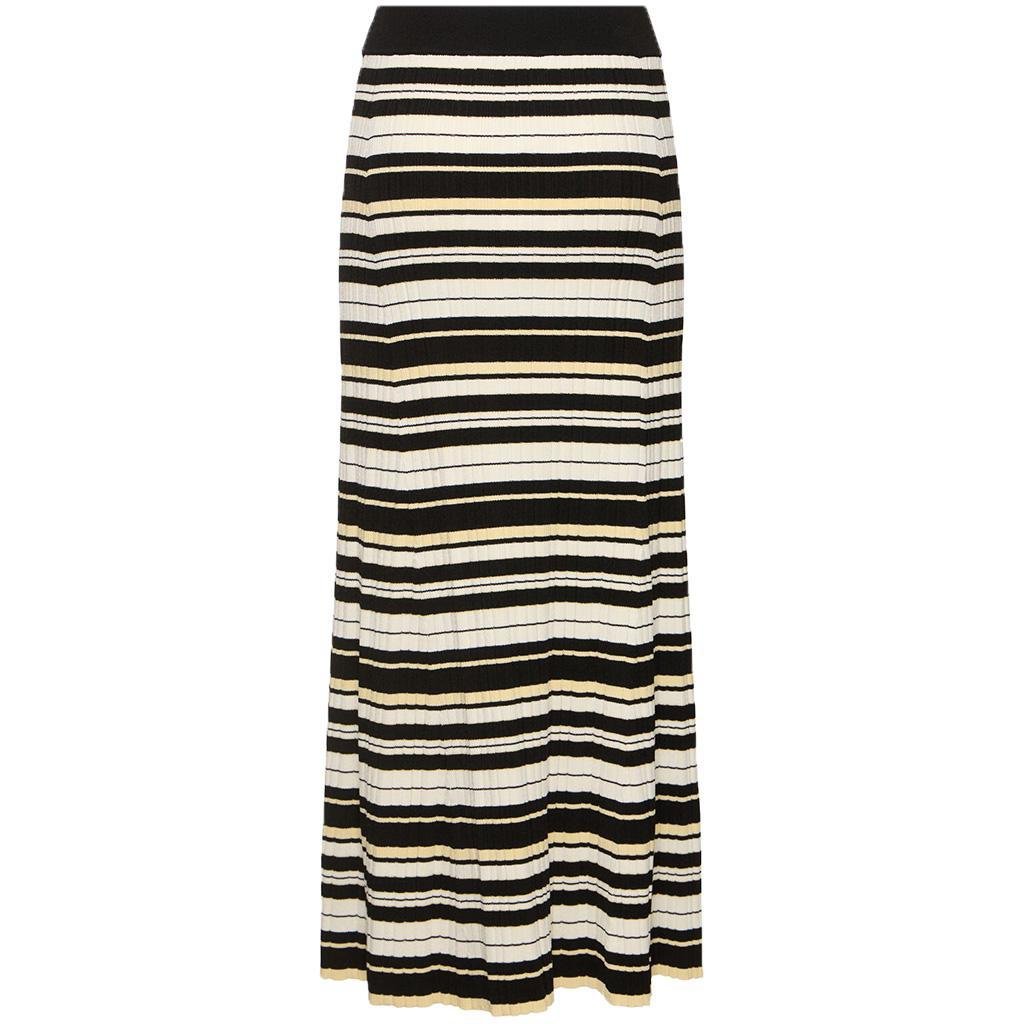 Ganni Future Viscose Rib Long Skirt