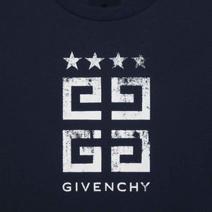 Givenchy 4G Stars Slim T-Shirt in Navy BlueT-ShirtsGivenchyDPUS3610131305201SGivenchy 4G Stars Slim T-Shirt in Navy Blue