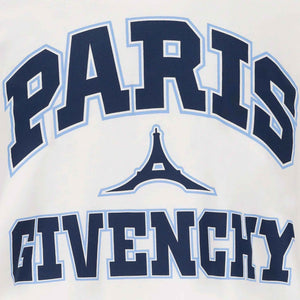 Givenchy Paris Logo Print Oversized Fit T-Shirt in WhiteT-ShirtsGivenchyDPUS3617012062628SGivenchy Paris Logo Print Oversized Fit T-Shirt in White