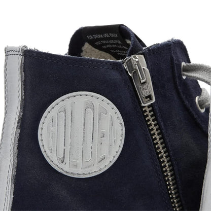 Golden Goose Francy Suede Sneaker in Night Blue/White