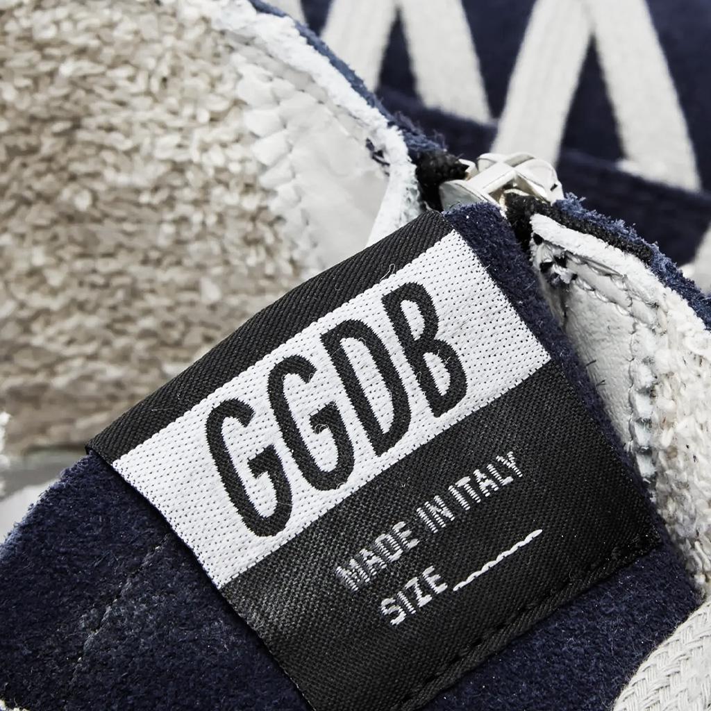 Golden Goose Francy Suede Sneaker in Night Blue/White