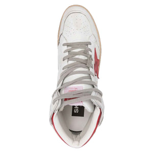 Golden Goose Red Sky - Star High - Top Sneakers in WhiteSneakersGolden GooseDPUS35Golden Goose Red Sky - Star High - Top Sneakers in White