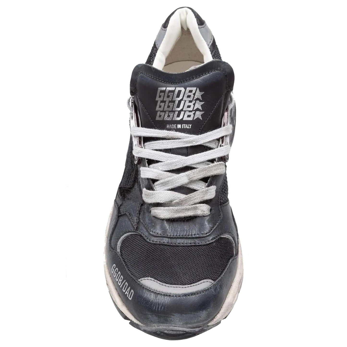 Golden Goose Running Dad Mesh Sneaker in Black & Dark Grey