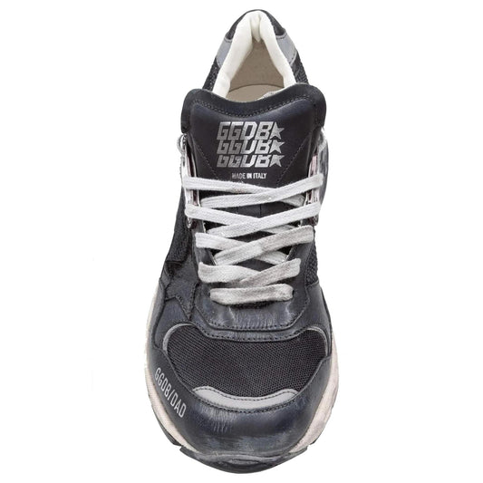 Golden Goose Running Dad Mesh Sneaker in Black & Dark Grey