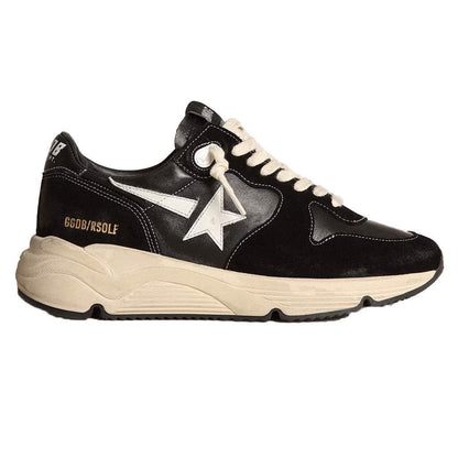 Golden Goose Running Sole in Black & White