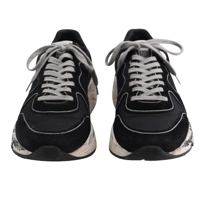 Golden Goose Running Sole Sneaker in Black/Silver