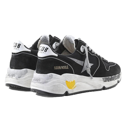 Golden Goose Running Sole Sneaker in Black/Silver