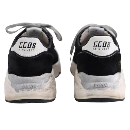 Golden Goose Running Sole Sneaker in Black/Silver