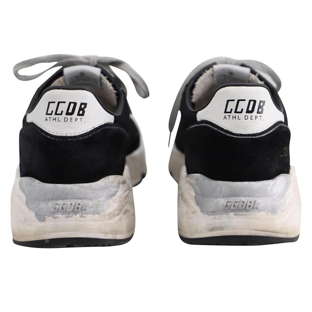 Golden Goose Running Sole Sneaker in Black/Silver