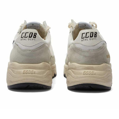 Golden Goose Running Sole Sneaker in White/Ivory/Black