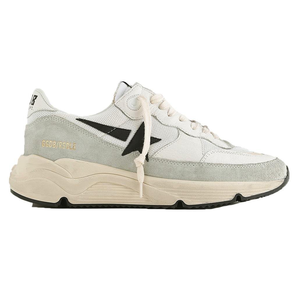 Golden Goose Running Sole Sneaker in White/Ivory/Black