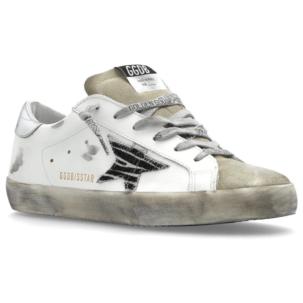 Golden Goose Super Star Classic Sneaker in White, White Black