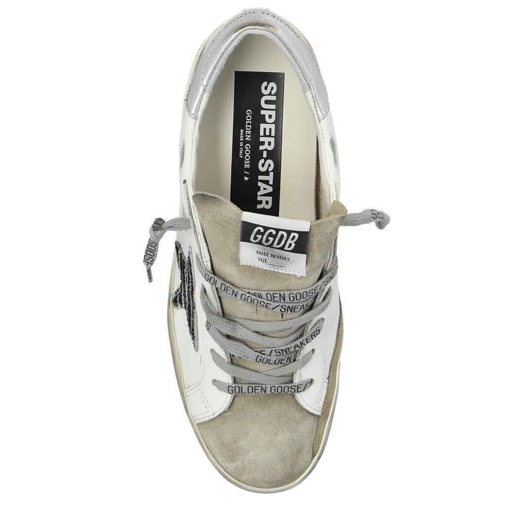Golden Goose Super Star Classic Sneaker in White, White Black