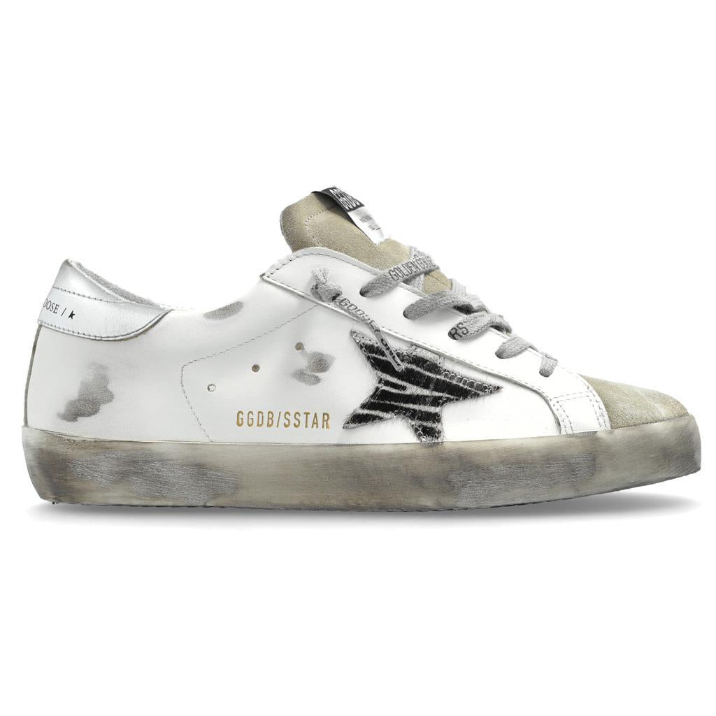 Golden Goose Super Star Classic Sneaker in White, White Black