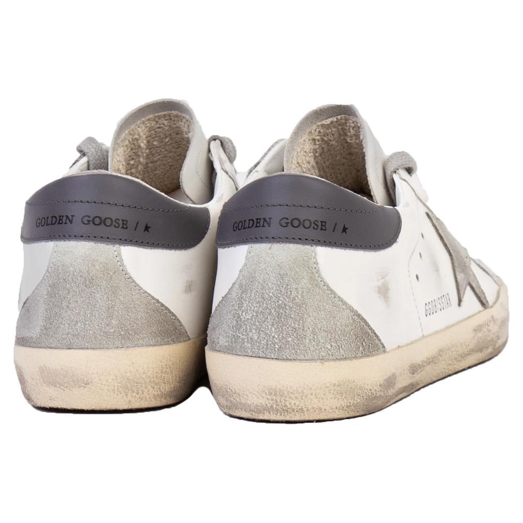 Golden Goose Super Star Classic Sneakers in White, Ice & Dark Grey