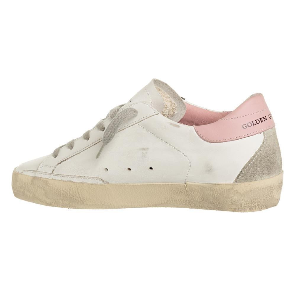 Golden Goose Superstar Sneakers in White, Ice & Light Pink