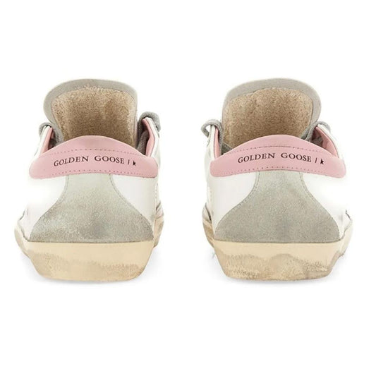Golden Goose Superstar Sneakers in White, Ice & Light Pink