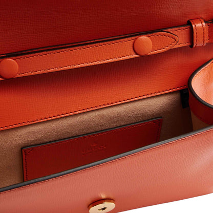 Gucci 1955 Horsebit Azalea Monochrome Bag in Orange