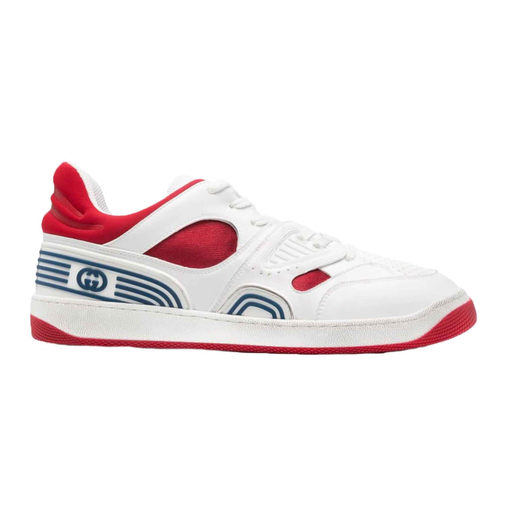 Gucci Baket Low - Top Sneakers in White/RedSneakersGucciDPUSUK 7Gucci Baket Low - Top Sneakers in White/Red