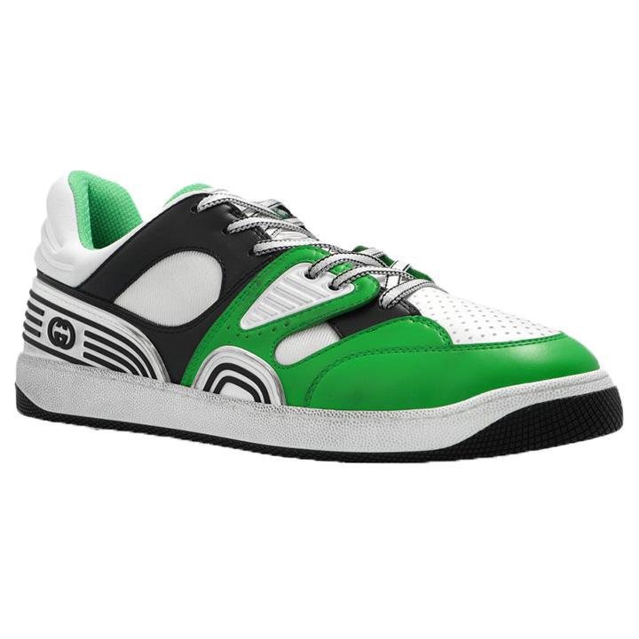 Gucci Basket Low - Top in Demetra GreenGucciDPUS Designer Outlet81045383567+Gucci Basket Low - Top in Demetra Green