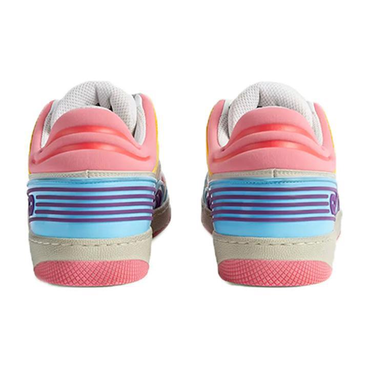 Gucci Basket Low - Top Sneakers in Light Blue Demetra PinkGucciDPUS Designer Outlet810509431139+Gucci Basket Low - Top Sneakers in Light Blue Demetra Pink