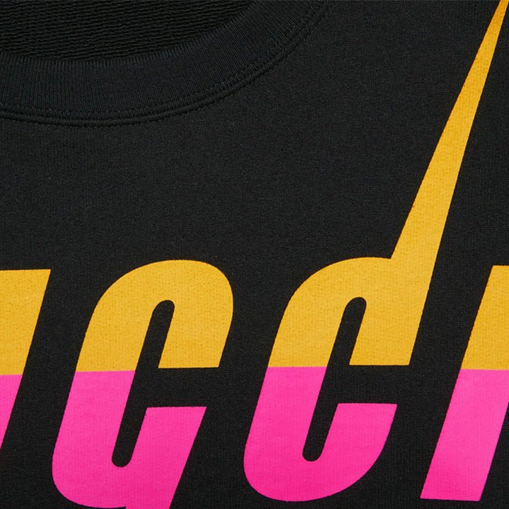 Gucci Blade Logo Crew Sweat in BlackSweatshirtsGucciDPUS Designer Outlet8130225943SGucci Blade Logo Crew Sweat in Black