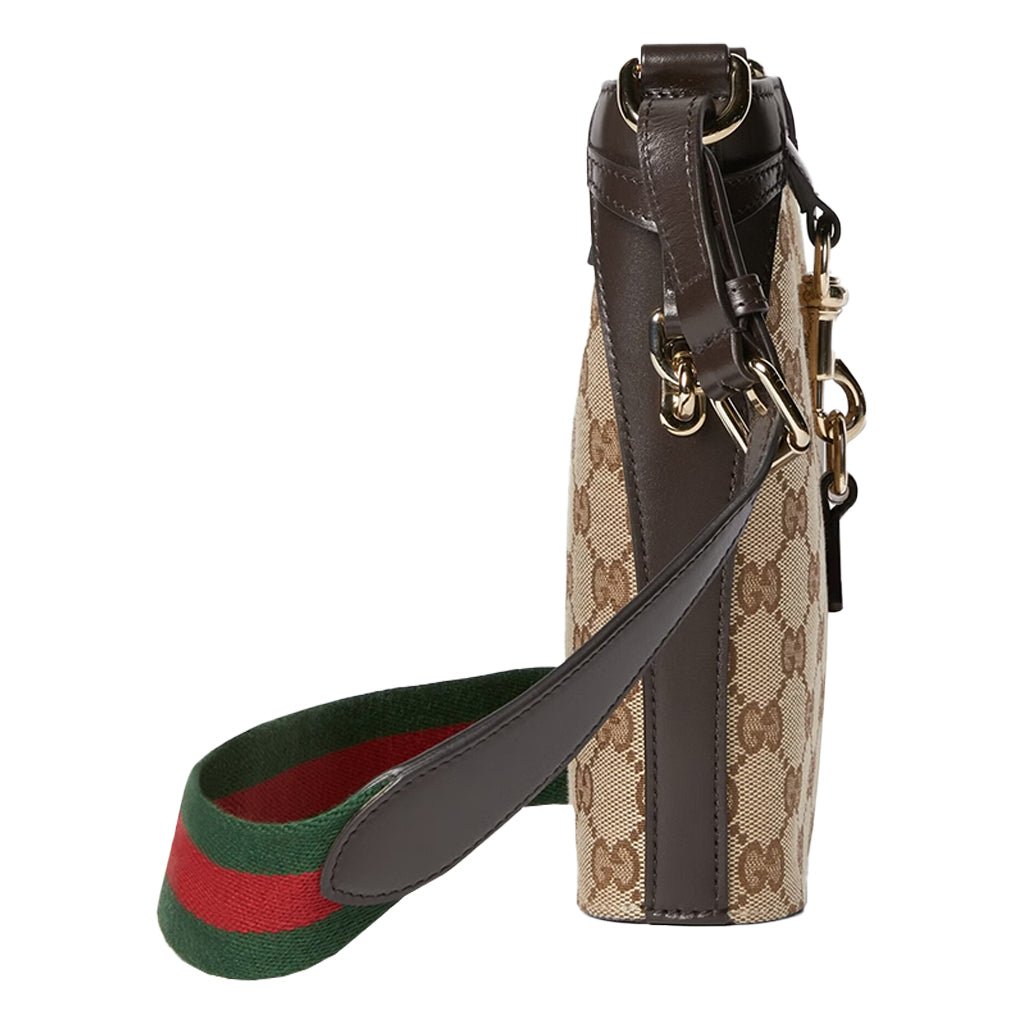 [Gucci] GG Monogram Canvas & Leather Shoulder Bucket BagBagsGucciDPUS Designer Outlet782919-97628133453441Brown[Gucci] GG Monogram Canvas & Leather Shoulder Bucket Bag