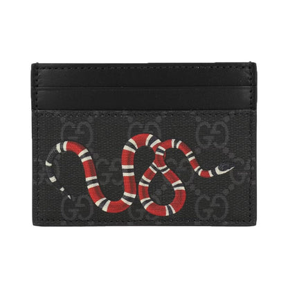 [Gucci] GG Monogram Snake Credit Card HolderAccessoriesGucciDPUS Designer Outlet451277-10588082626230Black[Gucci] GG Monogram Snake Credit Card Holder