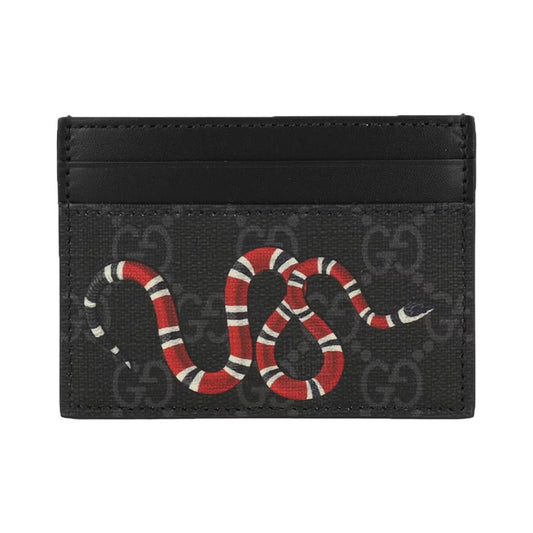 [Gucci] GG Monogram Snake Credit Card HolderAccessoriesGucciDPUS Designer Outlet451277-10588082626230Black[Gucci] GG Monogram Snake Credit Card Holder
