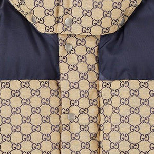 Gucci GG Panel Down Vest in BeigeCoats & JacketsGucciDPUS Designer Outlet813316630146Gucci GG Panel Down Vest in Beige