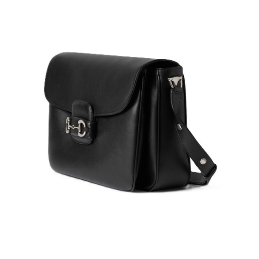 Gucci Horsebit 1955 Aura Large BagBagsGucciDPUS Designer Outlet20300146636Black LeatherGucci Horsebit 1955 Aura Large Bag